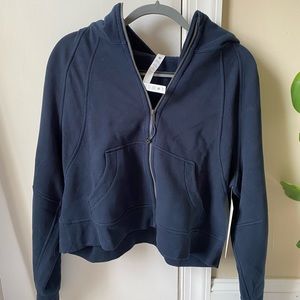 Lululemon scuba oversized full zip navy M/L